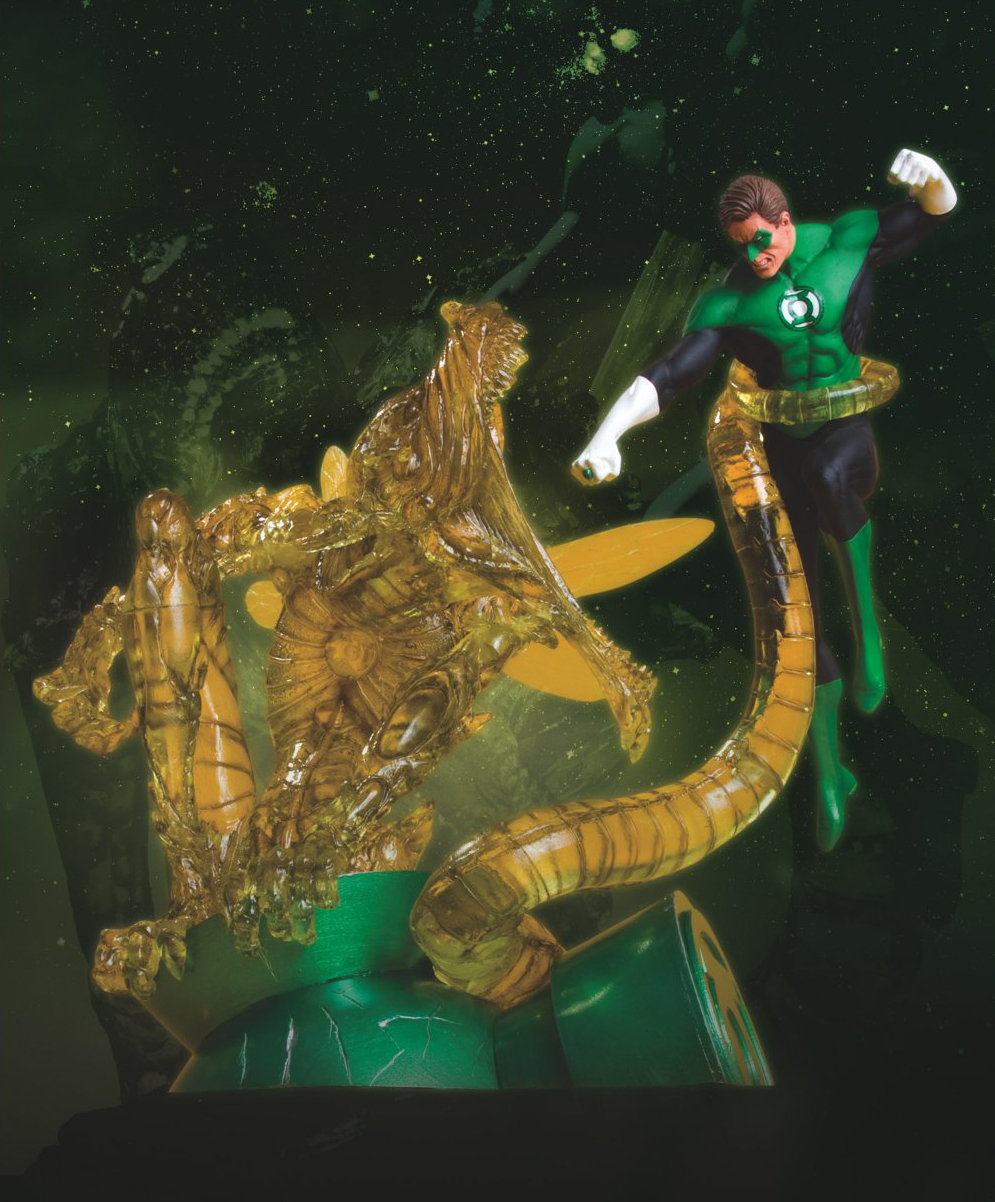 Green Lantern vs Parallax Statue from DC Direct