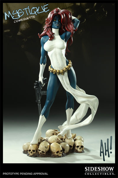 Mystique Comiquette Statue by Adam Hughes from Sideshow Collectibles and Marvel