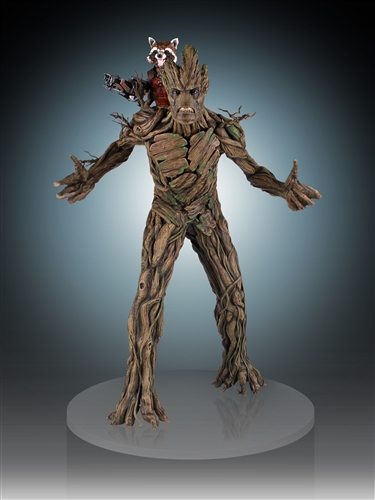 Groot and Rocket Raccoon Statue from Gentle Giant and Marvel