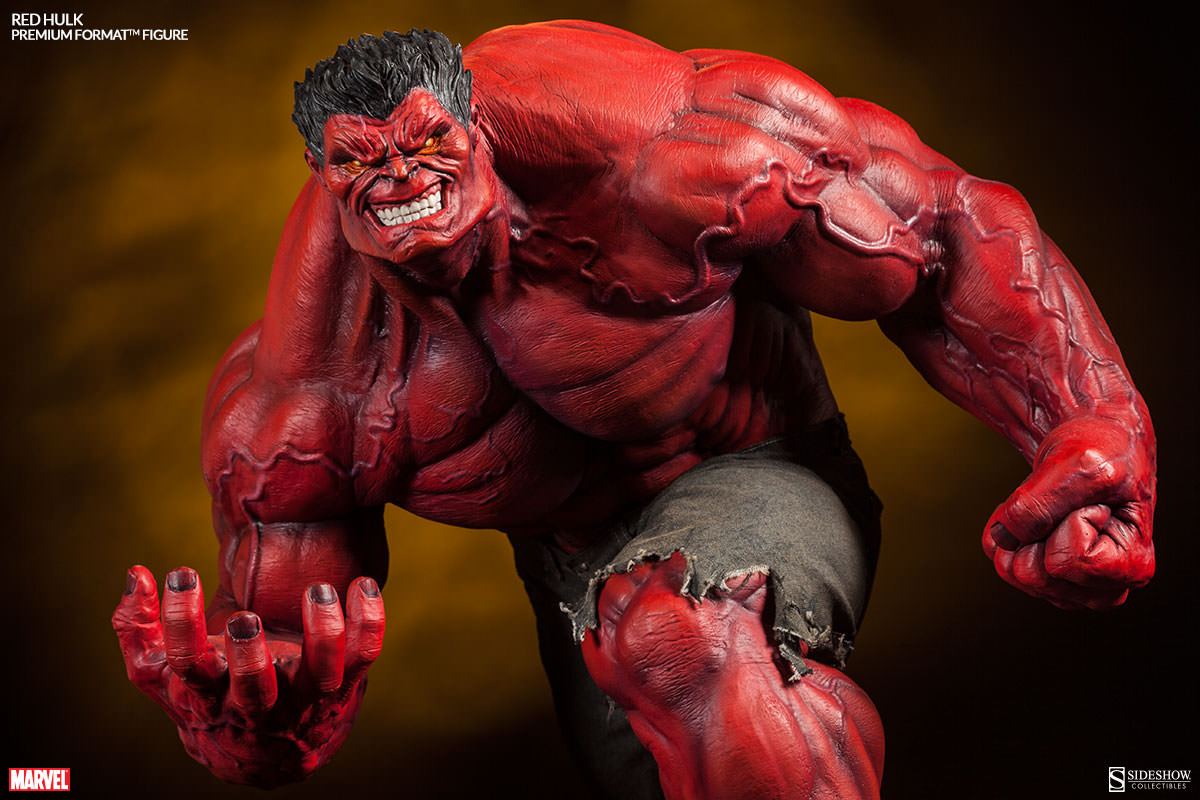 Red Hulk Premium Format™ Figure from Sideshow Collectibles and Marvel