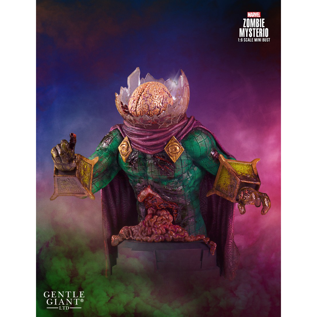 Mysterio Zombie Bust from Marvel and Gentle Giant