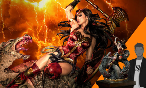 DC Comics Wonder Woman VS Hydra 1:3 Scale Statue from Prime 1 Studio