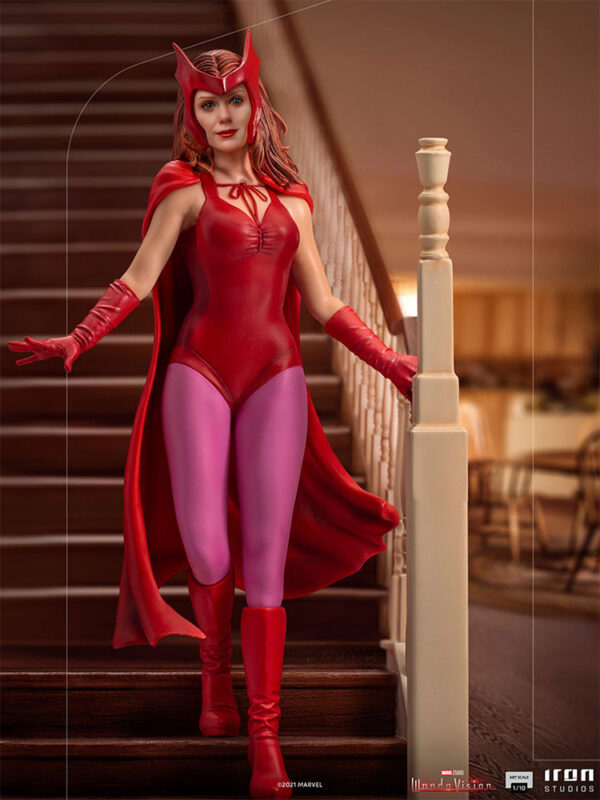 Scarlet Witch Wanda Halloween Wandavision Art Scale 1:10 Statue from Marvel and Iron Studios