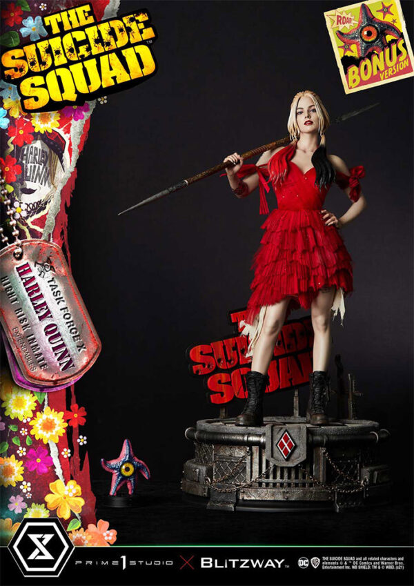 DC Comics Harley Quinn (Bonus Version) from The Suicide Squad movie 1:3 Scale Statue by Prime 1 Studio