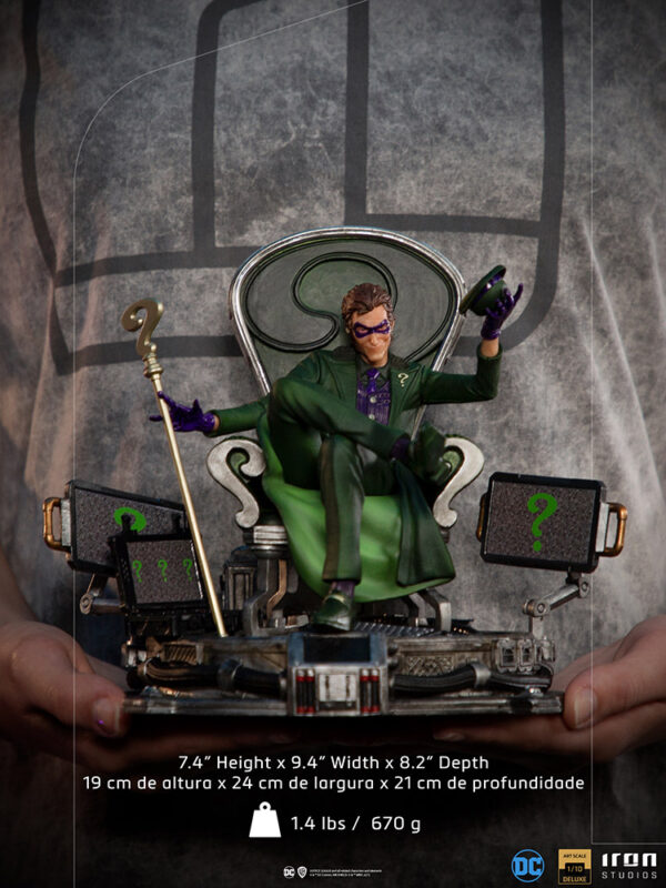 DC Comics The Riddler Deluxe 1:10 Scale Statue from Iron Studios (2021)