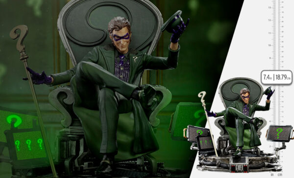 DC Comics The Riddler Deluxe 1:10 Scale Statue from Iron Studios (2021)