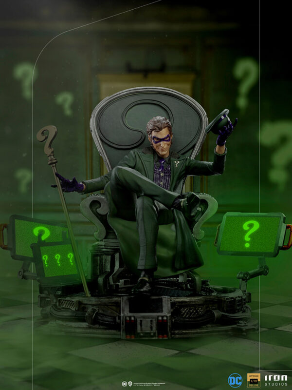 DC Comics The Riddler Deluxe 1:10 Scale Statue from Iron Studios (2021)