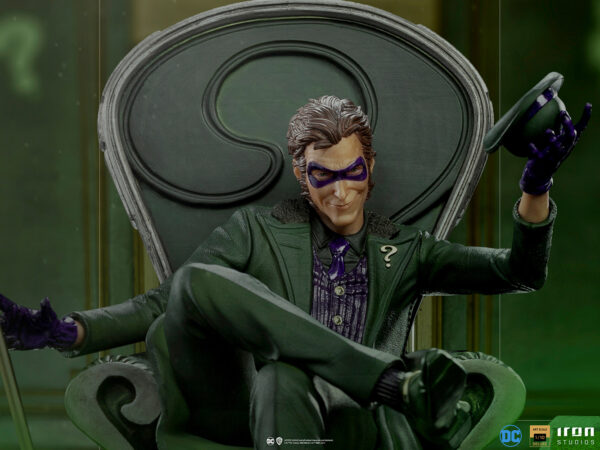 DC Comics The Riddler Deluxe 1:10 Scale Statue from Iron Studios (2021)