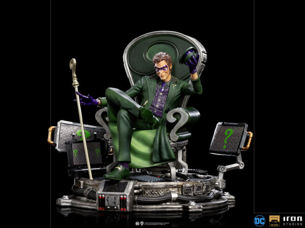 DC Comics The Riddler Deluxe 1:10 Scale Statue from Iron Studios (2021)