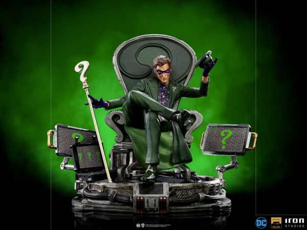 DC Comics The Riddler Deluxe 1:10 Scale Statue from Iron Studios (2021)