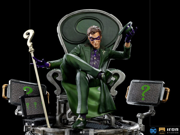 DC Comics The Riddler Deluxe 1:10 Scale Statue from Iron Studios (2021)