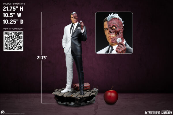 DC Comics Two-Face Quarter Scale Maquette from Tweeterhead (2024)