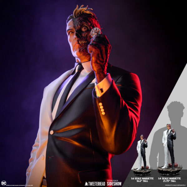 DC Comics Two-Face Quarter Scale Maquette from Tweeterhead (2024)