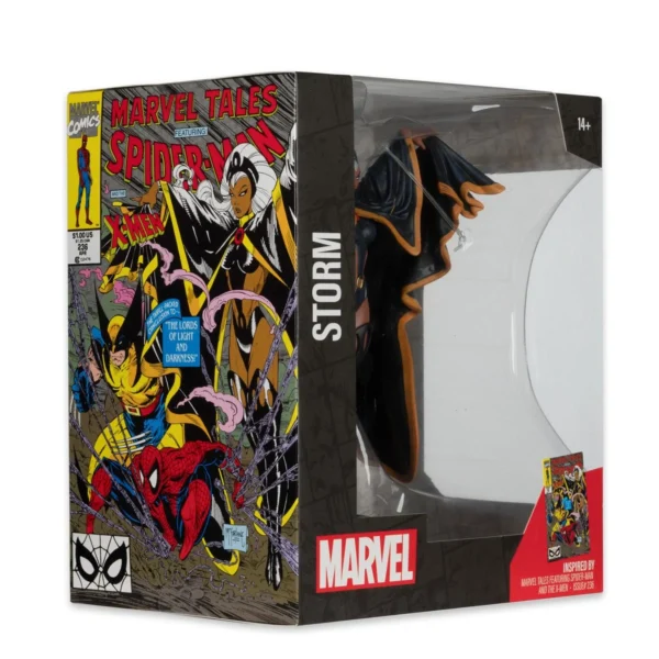 Marvel Storm Marvel Tales Featuring Spider-Man and the X-Men #236 1:10 Scale Posed Figure with Scene from McFarlane Toys