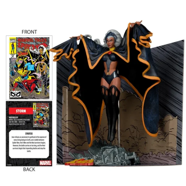 Marvel Storm Marvel Tales Featuring Spider-Man and the X-Men #236 1:10 Scale Posed Figure with Scene from McFarlane Toys