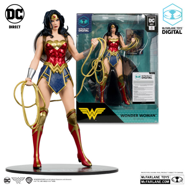 DC Direct Wonder Woman by Jim Lee 1:6 Scale Statue with McFarlane Toys Digital Collectible
