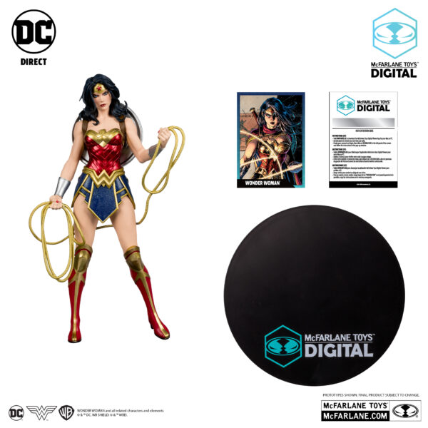 DC Direct Wonder Woman by Jim Lee 1:6 Scale Statue with McFarlane Toys Digital Collectible