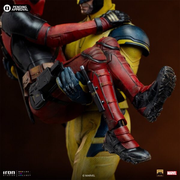 Deadpool and Wolverine Deluxe Limited Edition 1:10 Art Scale Statue from Marvel and Iron Studios
