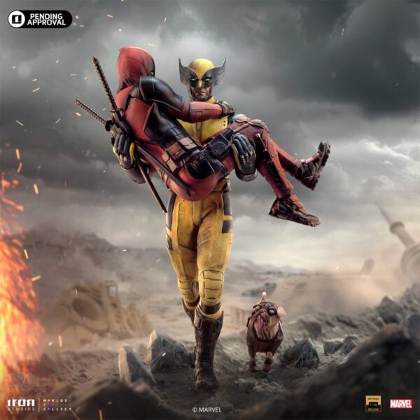 Deadpool and Wolverine Deluxe Limited Edition 1:10 Art Scale Statue from Marvel and Iron Studios