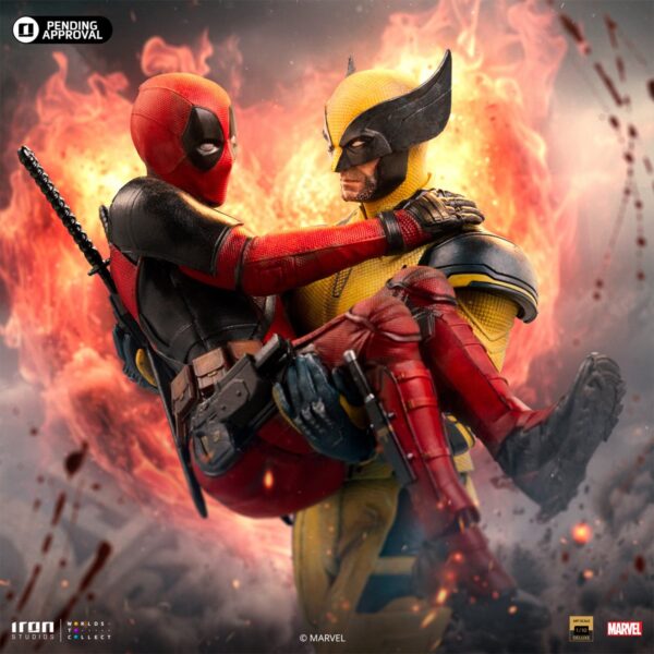 Deadpool and Wolverine Deluxe Limited Edition 1:10 Art Scale Statue from Marvel and Iron Studios