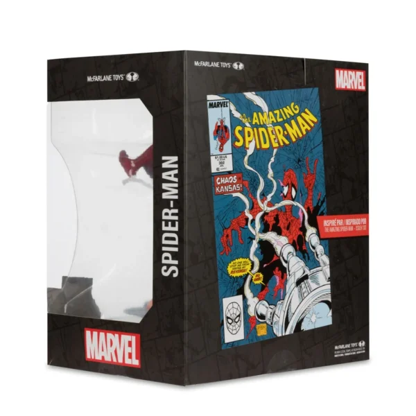 Marvel Spider-Man Amazing Spider-Man #302 1:10 Scale Posed Figure with Scene Marvel McFarlane Toys Statues and Busts