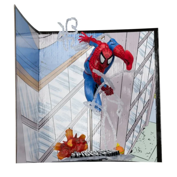 Marvel Spider-Man Amazing Spider-Man #302 1:10 Scale Posed Figure with Scene Marvel McFarlane Toys Statues and Busts