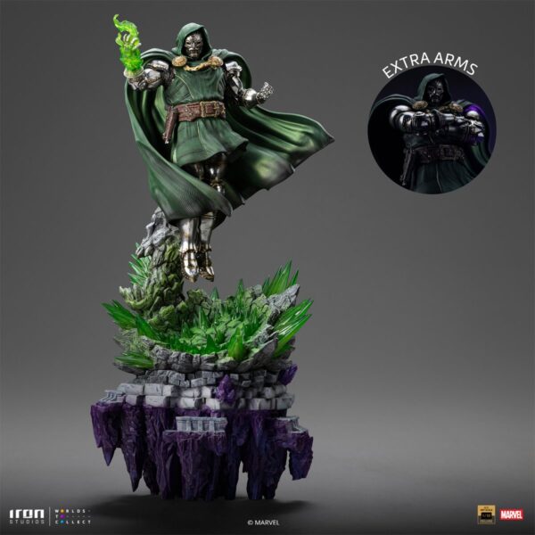 Doctor Doom Infinity Gauntlet Battle Diorama Series 1/10 Deluxe Art Scale Limited Edition Statue