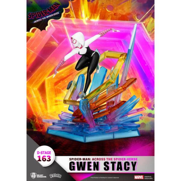Spider-Man: Across the Spider-Verse Gwen Stacy DS-163 D-Stage Statue from Beast Kingdom