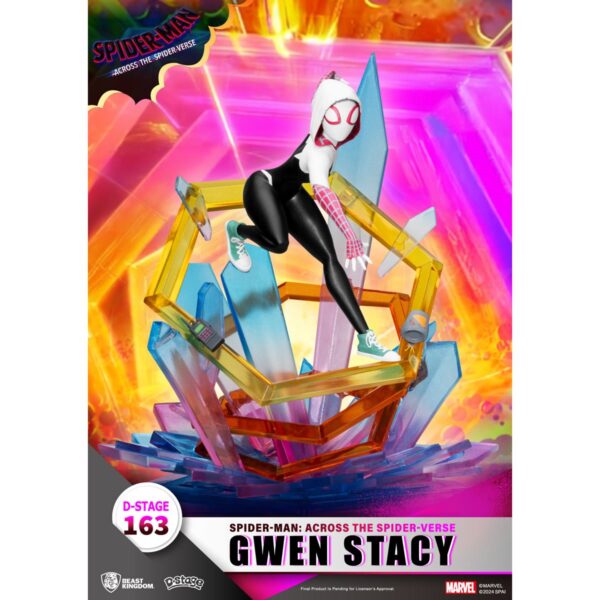 Spider-Man: Across the Spider-Verse Gwen Stacy DS-163 D-Stage Statue from Beast Kingdom