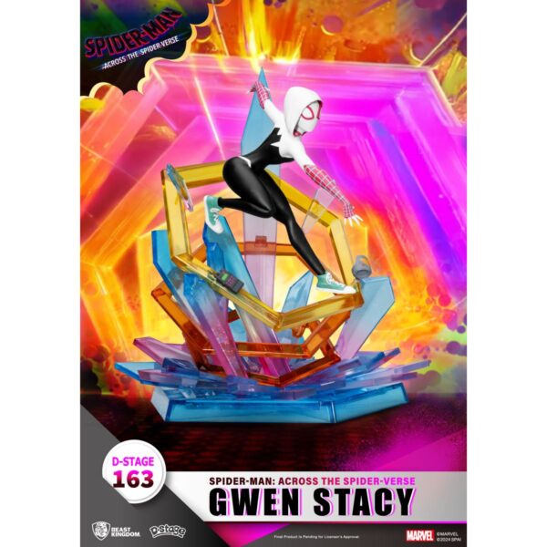 Spider-Man: Across the Spider-Verse Gwen Stacy DS-163 D-Stage Statue from Beast Kingdom