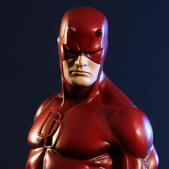 Daredevil Red Costume Statue