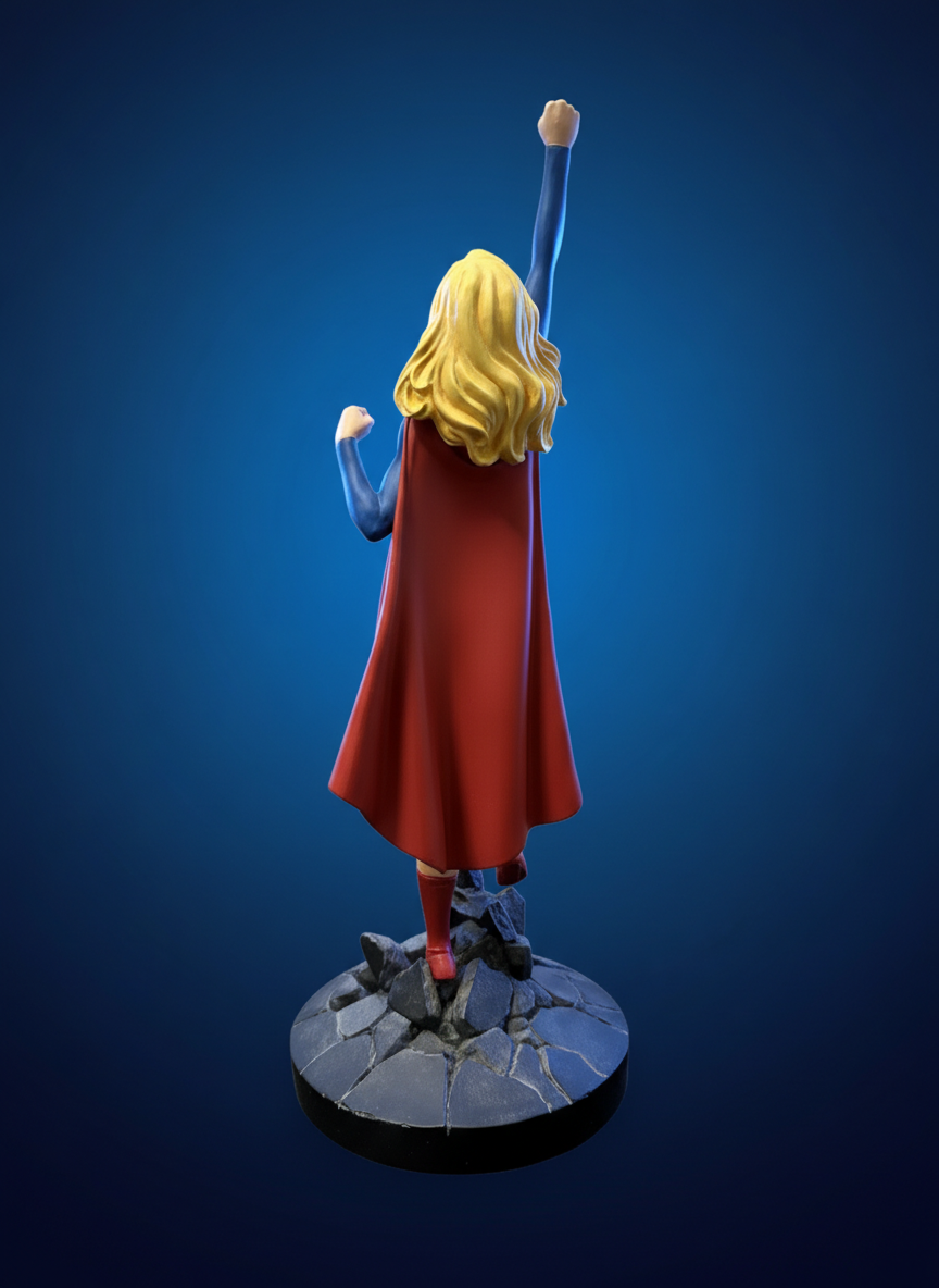 Cover Girls of DC Universe Supergirl Statue from DC Direct, Adam Hughes design, 2011