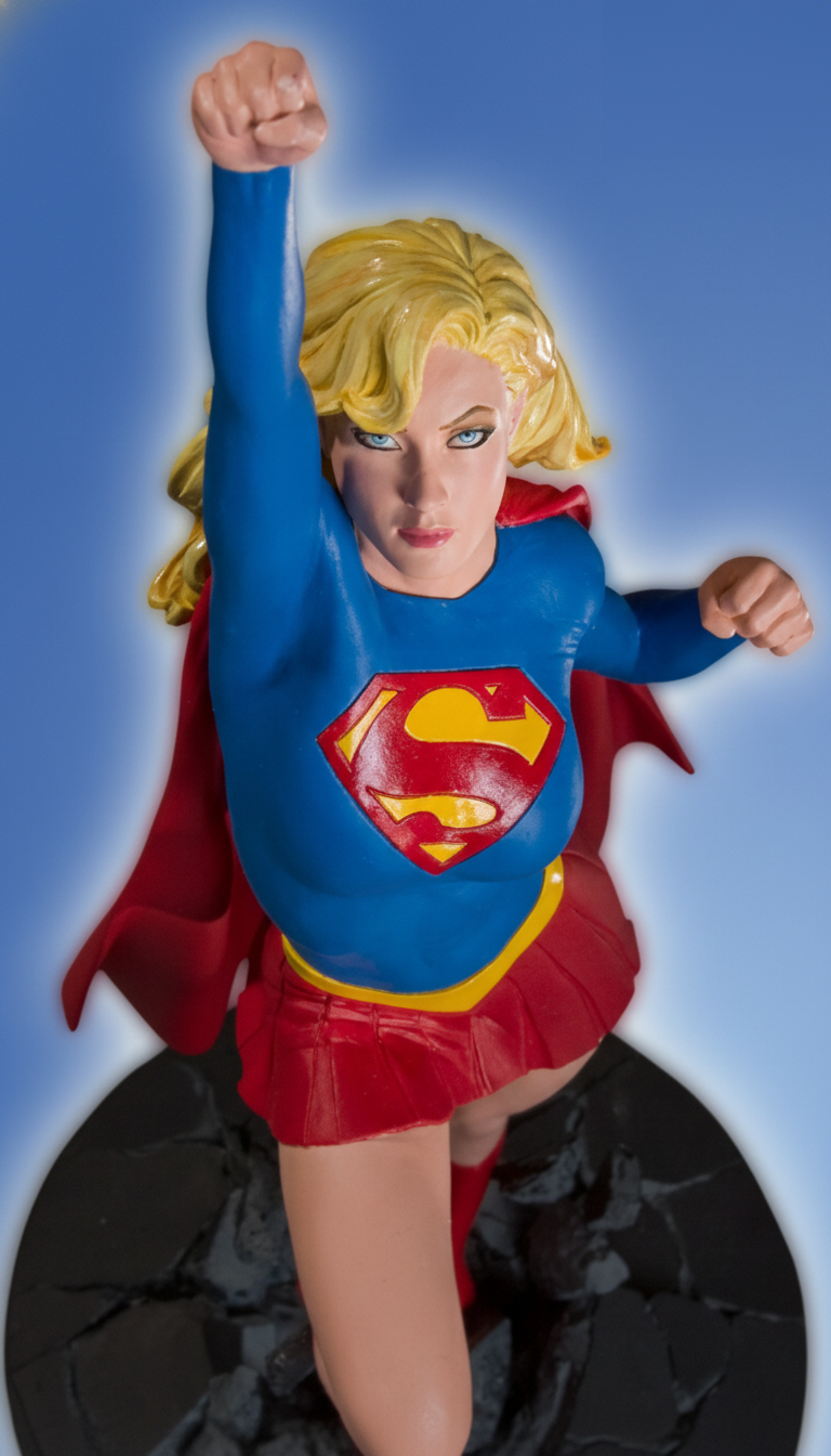 Cover Girls of DC Universe Supergirl Statue from DC Direct, Adam Hughes design, 2011