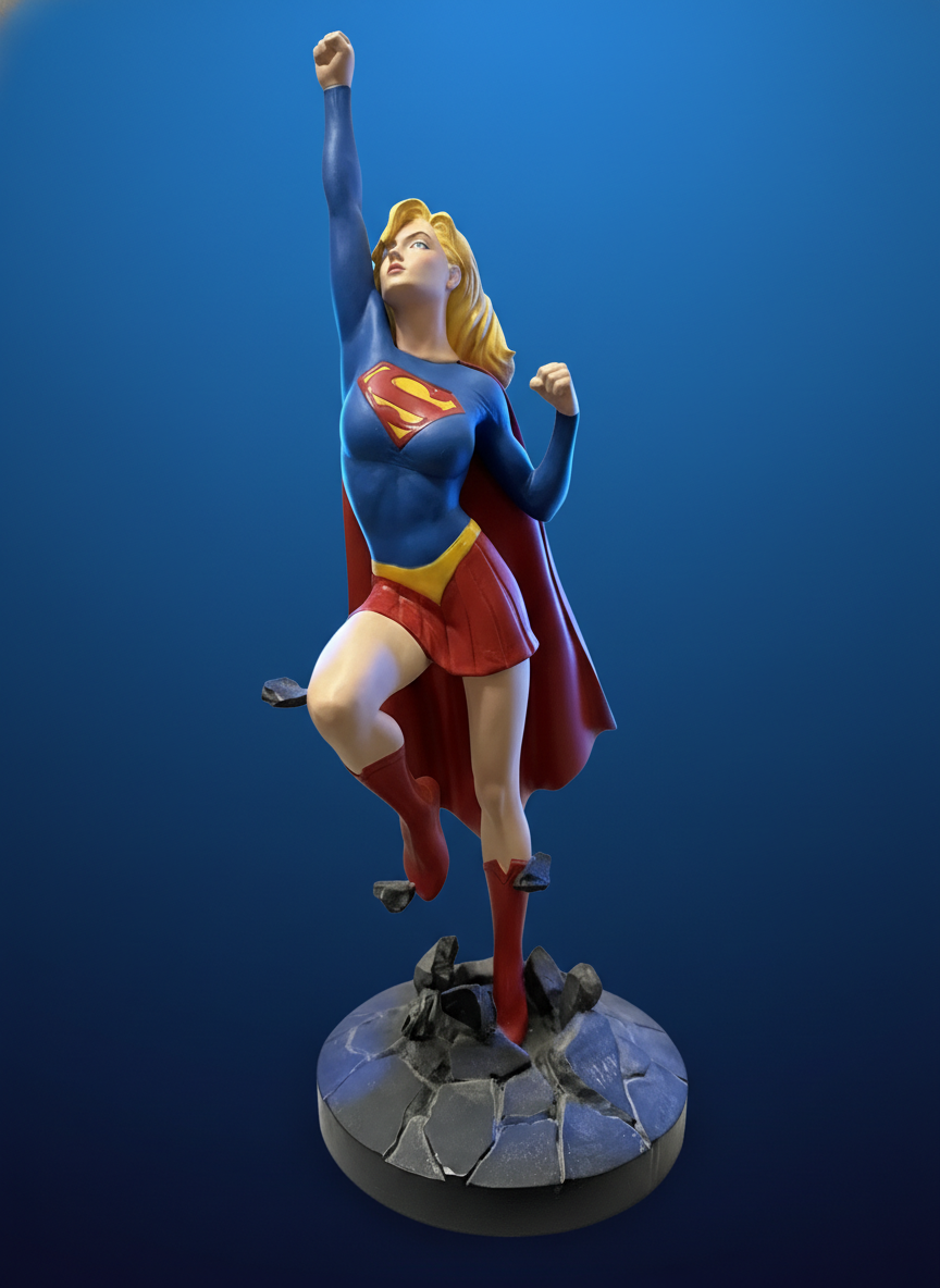 Cover Girls of DC Universe Supergirl Statue from DC Direct, Adam Hughes design, 2011