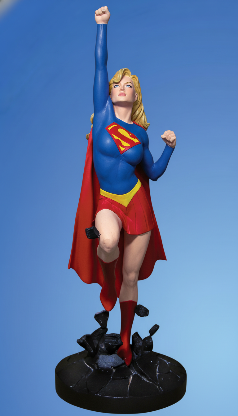 Cover Girls of DC Universe Supergirl Statue from DC Direct, Adam Hughes design, 2011