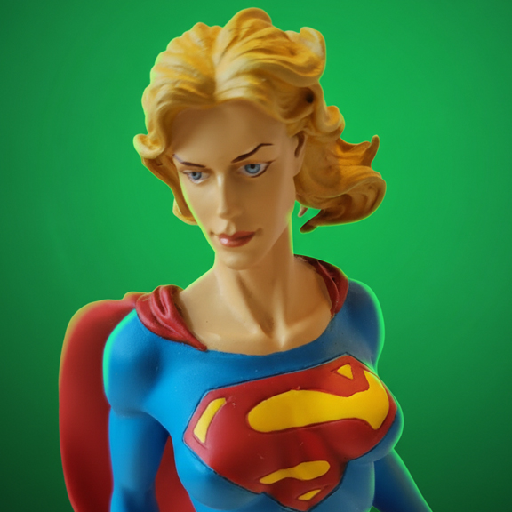 Supergirl Cold Cast Porcelain Statue