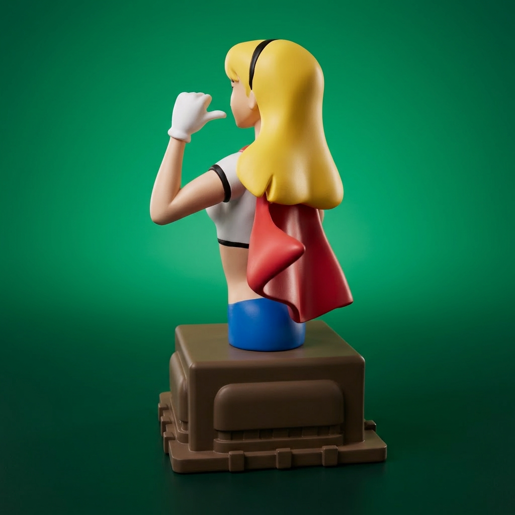 DC Comics Superman The Animated Series Supergirl Bust from Diamond Select, 2015